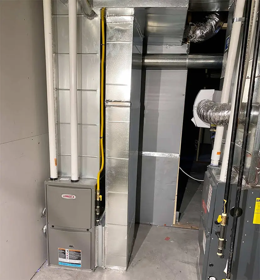 Basement legal suite hvac